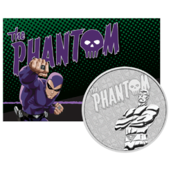 2022 The Phantom 1oz Silver Coin in Card