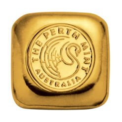 Perth Mint 1oz .9999 Gold Serialised Cast Bar
