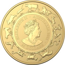 2021 $25 Year of the Ox 1/4oz .9999 Gold Bullion Coin