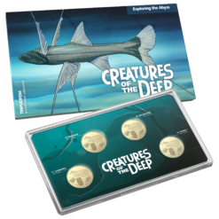 2023 $1 Creatures of the Deep Mintmark and Privy Mark Uncirculated Four Coin Set
