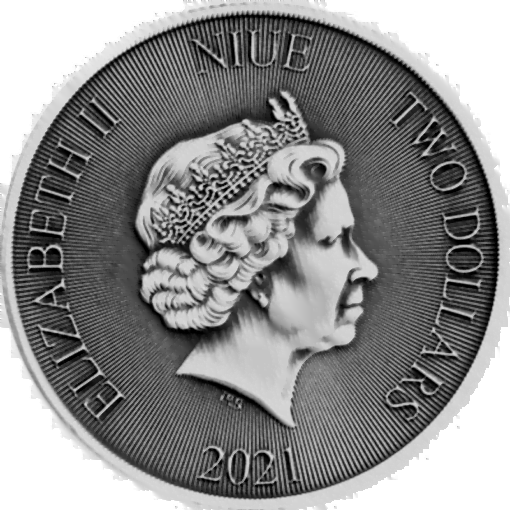 2021 robin hood 1oz .999 silver antiqued bullion coin