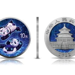 2022 artificial intelligence - chinese panda 30g. 999 coloured silver coin