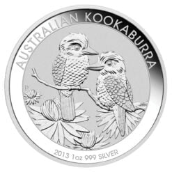 2013 Kookaburra 1oz .999 Silver Bullion Coin