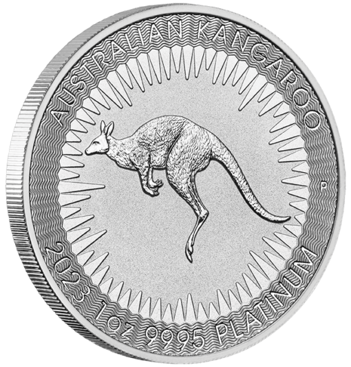 2023 australian kangaroo 1oz. 9995 platinum bullion coin