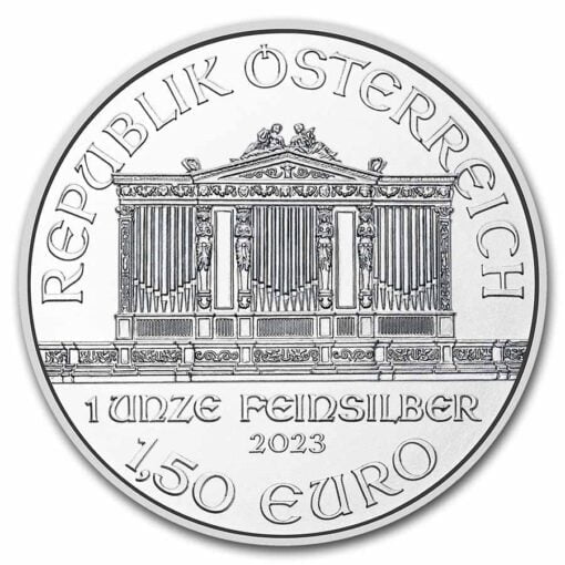 2023 austrian philharmonic 1oz. 999 silver bullion coin