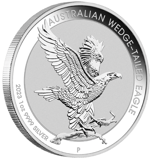 2023 australian wedge-tailed eagle 1oz. 9999 silver bullion coin