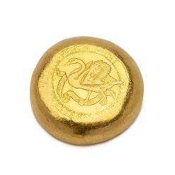 Perth Mint 1/2oz .9999 Gold Cast Bullion Bar - Left Facing Swan