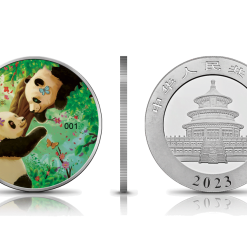 2023 four seasons - chinese panda 30g silver coin - spring