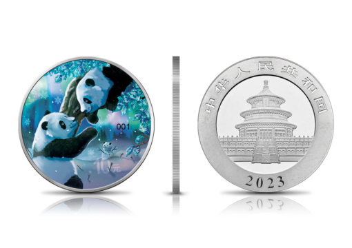 2023 four seasons - chinese panda 30g silver coin - winter