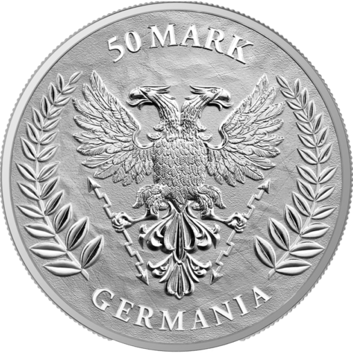 2023 lady germania 10oz. 9999 silver coin