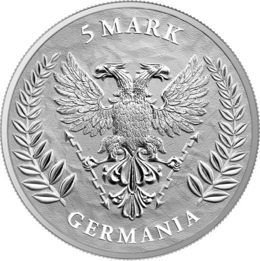 2023 lady germania 1oz .9999 silver bullion coin