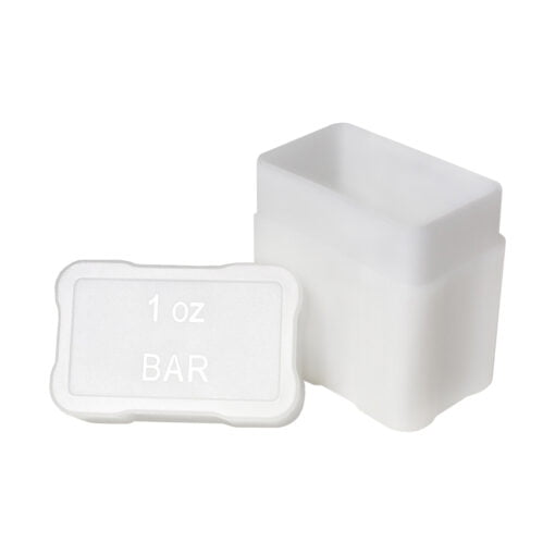 Empty 1oz silver perth mint rectangle bar tube - fits 15
