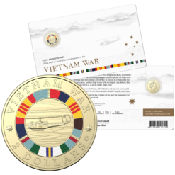 2023 $2 Vietnam War - 50th Anniversary of the end of Australia's Involvement C Mintmark Coin