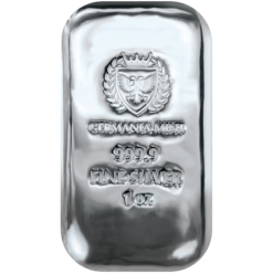 Germania Mint 1oz .9999 Silver Cast Bullion Bar