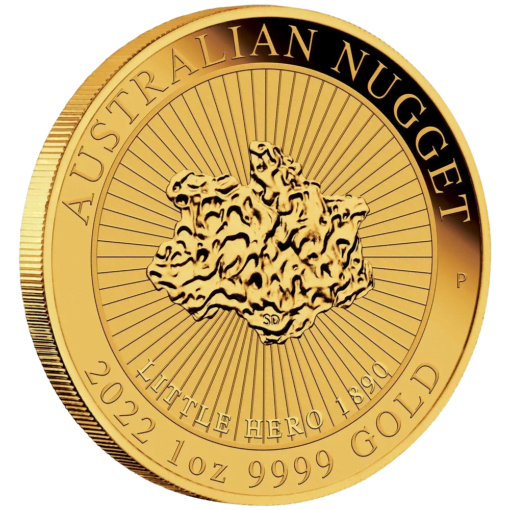 2022 little hero nugget 1oz. 9999 gold bullion coin