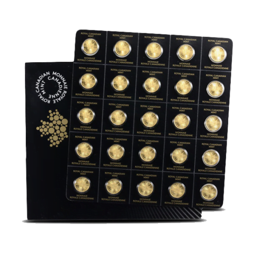 maple gram 1g gold bullion coin - random year