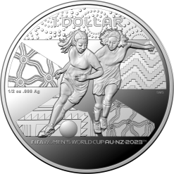 2023 FIFA Womens World Cup 1/2oz Silver Proof Coin