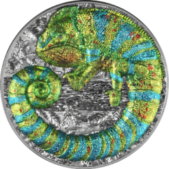 2023 Chameleon Representatives of the Species 2oz Silver UHR Coin