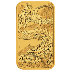 2023 Dragon 1oz Gold Bullion Rectangular Coin