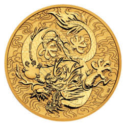 2022 Dragon 1oz .9999 Gold Bullion Coin