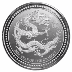 2024 Samoa Year of the Dragon 1oz Silver Bullion Coin