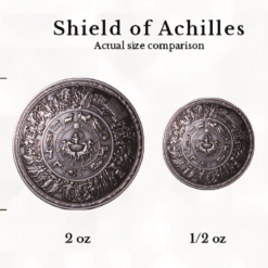 Achilles Shield 1/2oz Silver Stackable