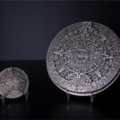 Aztec Sun Stone 1kg .999 Silver Stackable - 1 Kilo