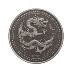 2024 Year of the Dragon 1/2oz Silver Antique Coin