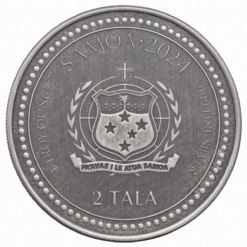 2024 Year of the Dragon 1oz Silver Antique Coin