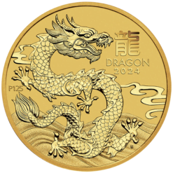 2024 Year of the Dragon 2oz Gold Bullion Coin