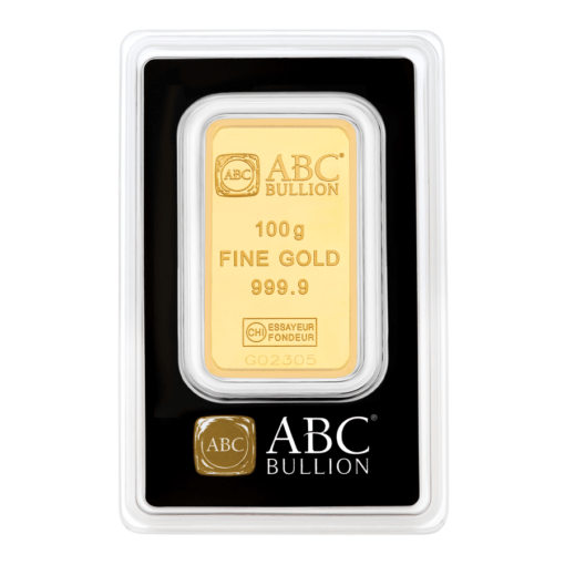 Abc bullion 100g minted tablet gold bar