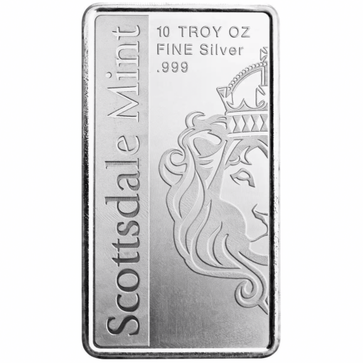 Archangel michael 10oz silver bullion bar