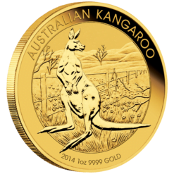 2014 Australian Kangaroo 1oz .9999 Gold Bullion Coin