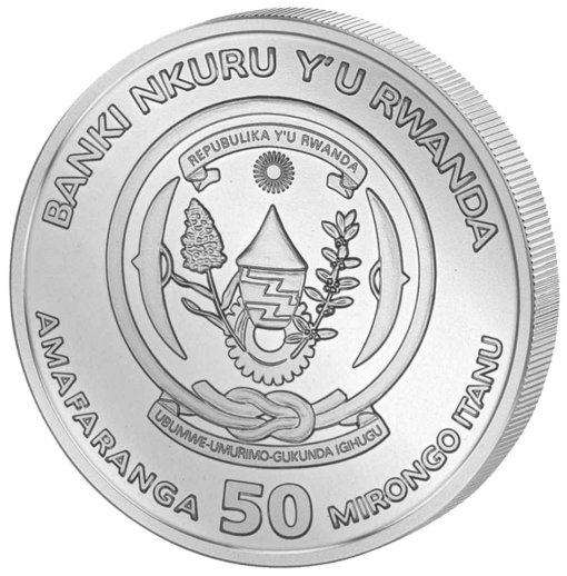 2024 year of the dragon rwanda 1oz silver bullion coin