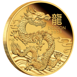 2024 Year of the Dragon 1oz Gold Proof Coin