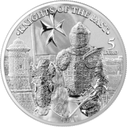2023 €5 Malta Knights of the Past 1oz .9999 Silver Coin - 5 Euro