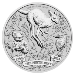 2024 The Perth Mint's 125th Anniversary 1oz .9999 Silver Bullion Coin