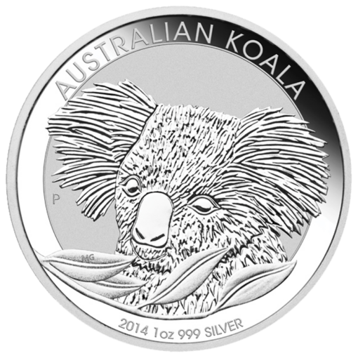 2014 australian koala 1oz. 999 silver bullion coin