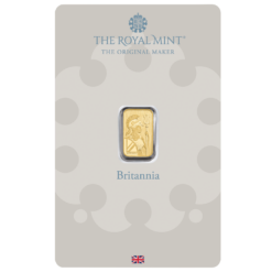 Britannia 1g .9999 Gold Minted Bullion Bar