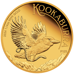 2024 Australian Kookaburra 1/4oz .9999 Gold Proof Coin