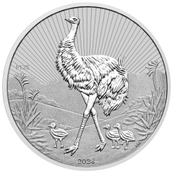 2024 Next Generation Emu 2oz .9999 Silver Bullion Coin