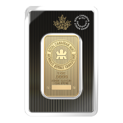 Royal Canadian Mint 1oz .9999 Gold Minted Bullion Bar