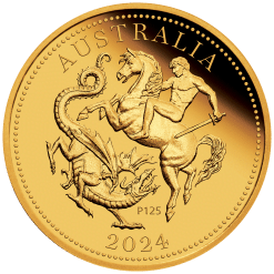 2024 The Perth Mint 125th Anniversary Double Sovereign Gold Proof Coin